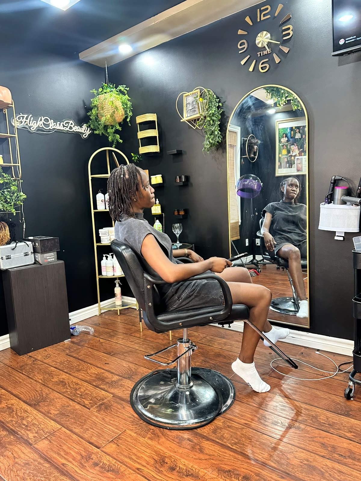 Braids sur cheveux naturels chez HighClassBeauty