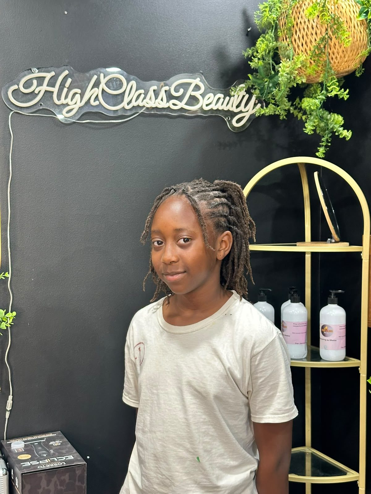 Détail de braids chez HighClassBeauty